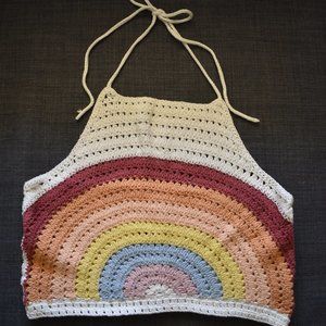 American Eagle Crochet Crop Top